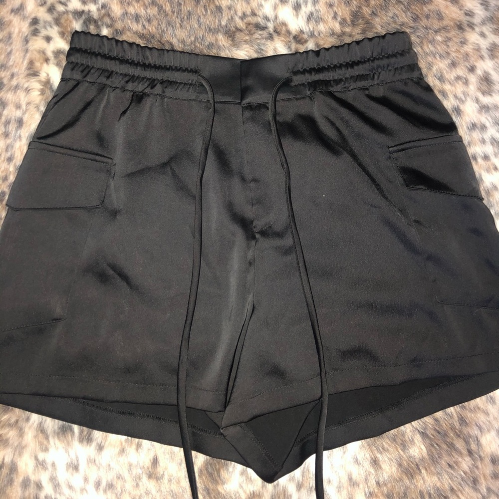Zara Satin Cargo Short